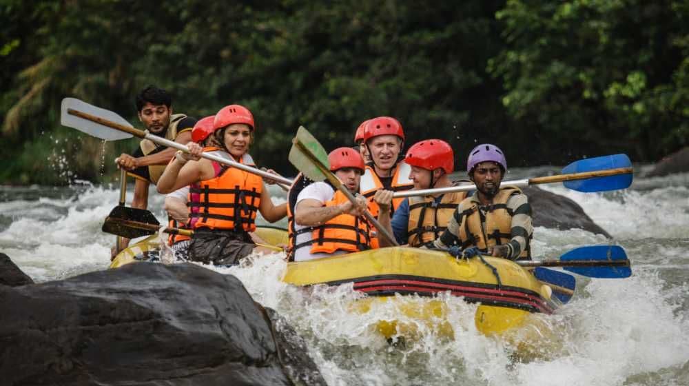A family white-water rafting adventure in Sri Lanka
